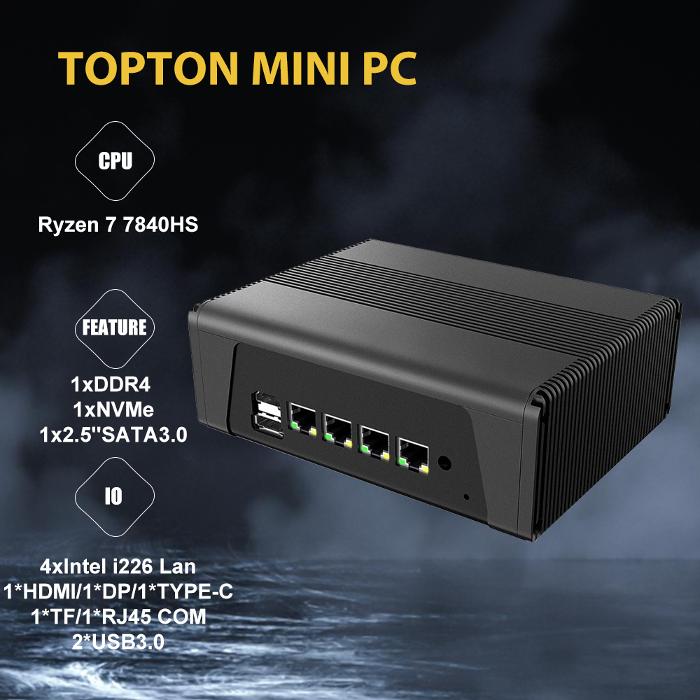 Venda Quente Mini roteador mac - Amd Ryzen 7 7840Hs Mini Pc avaliação e preço