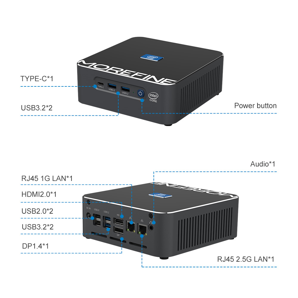 2025 Mini PC i9-13900H i9 1290 - Intel Core I9 13900H Mini Pc avaliação e preço