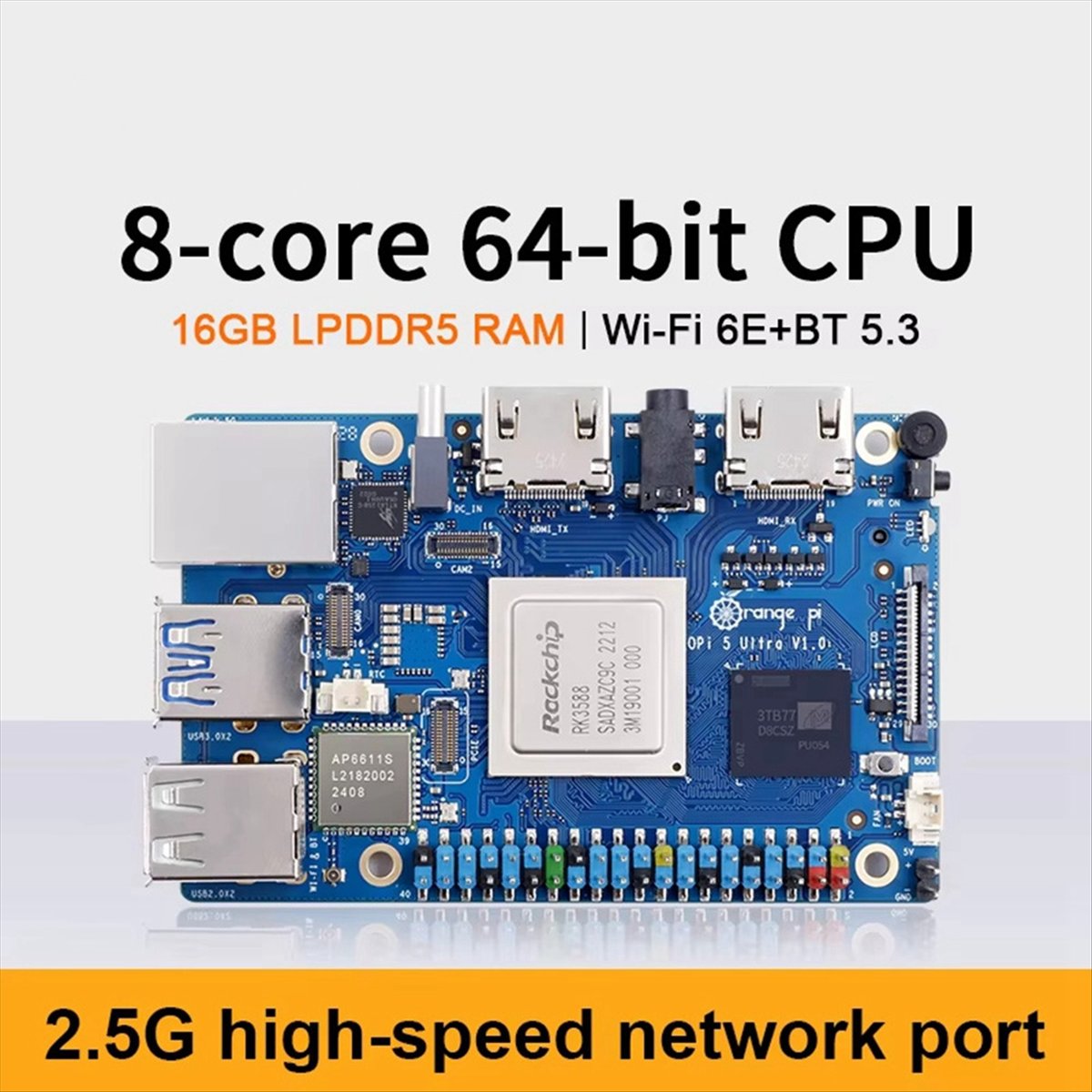 Placa de Desenvolvimento DT75B - Rockchip Rk3588 Development Board avaliação e preço