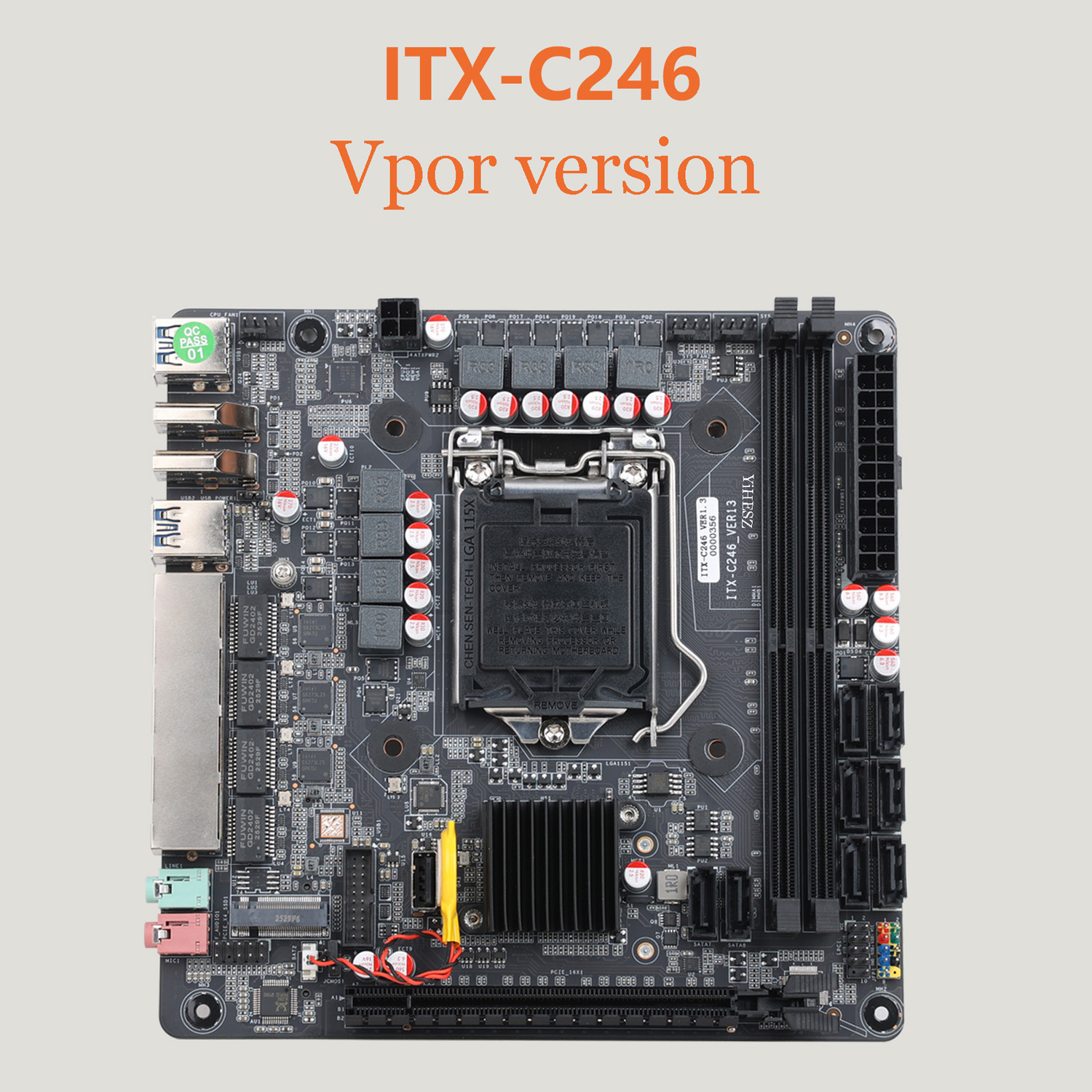 Lga1151 c246 vpro nas placa-mã - Nas Motherboard 8 Sata Mini Itx avaliação e preço