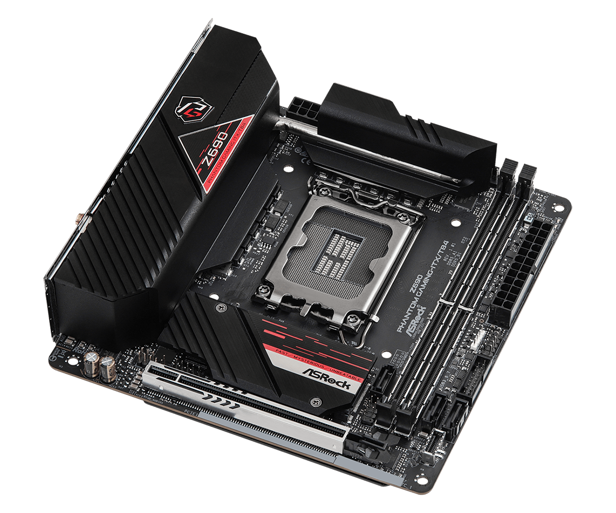 Placa-mãe ASROCK Z690 Phantom  - Lga1700 Itx Motherboard Ddr5 avaliação e preço